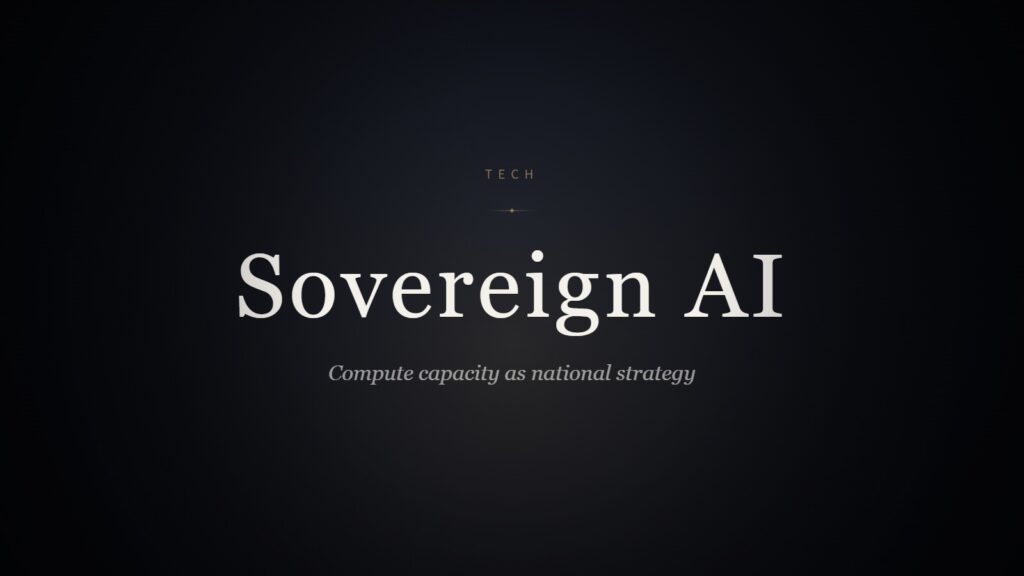 The Race for Sovereign AI Infrastructure
